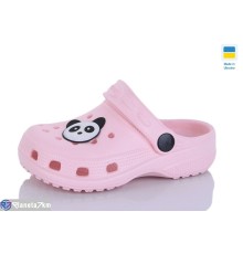 Кроки дитячі на літо (6 пар р.24-29) рожевий  "INPIRE"