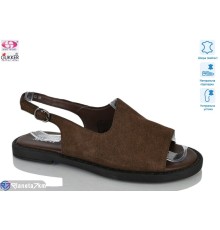 Босоніжки жіночі на літо (8 пар р.36-41) коричневий  "Gukkcr"