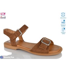 Босоніжки жіночі на літо (8 пар р.36-41) коричневий  "Gukkcr"