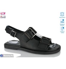 Босоніжки жіночі на літо (8 пар р.36-41) чорний  "Gukkcr"