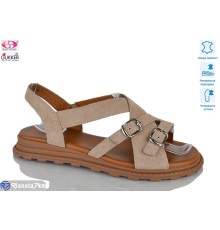 Босоніжки жіночі на літо (8 пар р.36-41) бежевий  "Gukkcr"