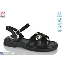 Босоніжки жіночі на літо (8 пар р.36-41) чорний  "Gukkcr"