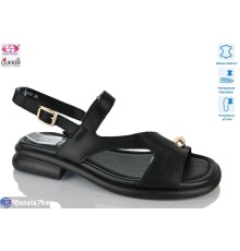 Босоніжки жіночі на літо (8 пар р.36-41) чорний  "Gukkcr"