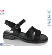 Босоніжки жіночі на літо (8 пар р.36-41) чорний  "Gukkcr"