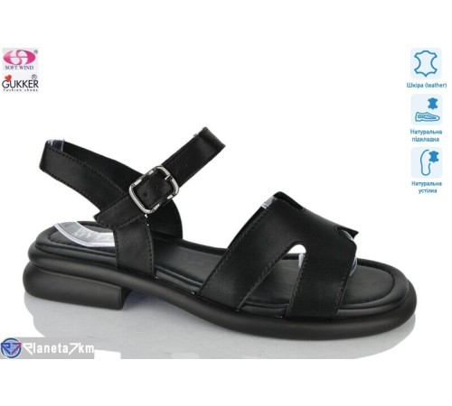 Босоніжки жіночі на літо (8 пар р.36-41) чорний  "Gukkcr"