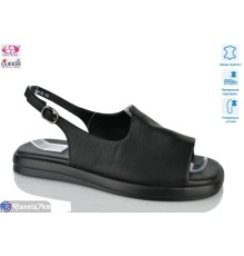 Босоніжки жіночі на літо (8 пар р.36-41) чорний  "Gukkcr"