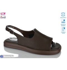 Босоніжки жіночі на літо (8 пар р.36-41) коричневий  "Gukkcr"