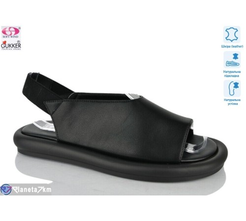 Босоніжки жіночі на літо (8 пар р.36-41) чорний  "Gukkcr"
