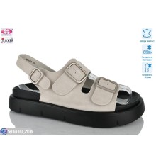 Босоніжки жіночі на літо (8 пар р.36-41) бежевий  "Gukkcr"