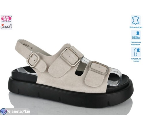Босоніжки жіночі на літо (8 пар р.36-41) бежевий  "Gukkcr"