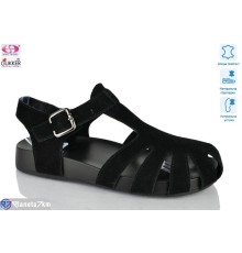 Босоніжки жіночі на літо (8 пар р.36-41) чорний  "Gukkcr"