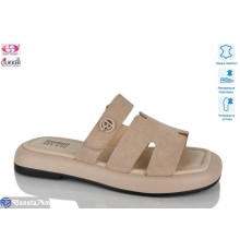 Шлепки жіночі на літо (8 пар р.36-41) бежевий  "Gukkcr"