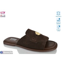 Шлепки жіночі на літо (8 пар р.36-41) коричневий  "Gukkcr"