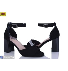 Босоніжки жіночі на літо (6 пар р.36-40) чорний  "Mei De Li"