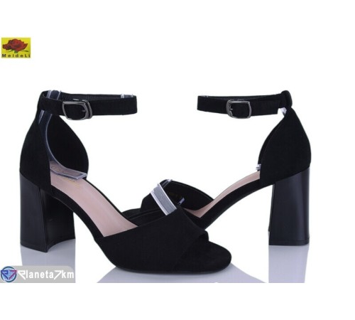 Босоніжки жіночі на літо (6 пар р.36-40) чорний  "Mei De Li"