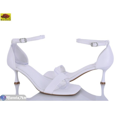 Босоніжки жіночі на літо (6 пар р.36-40) білий  "Mei De Li"