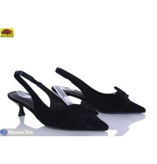 Туфлі жіночі на літо (6 пар р.36-40) чорний  "Mei De Li"