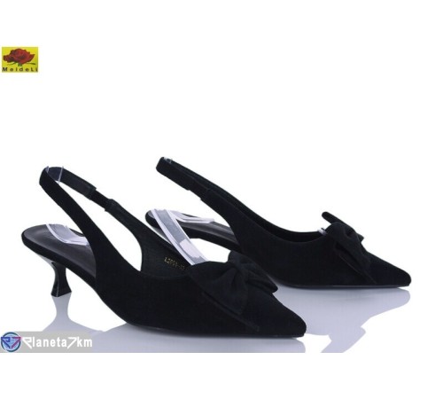 Туфлі жіночі на літо (6 пар р.36-40) чорний  "Mei De Li"