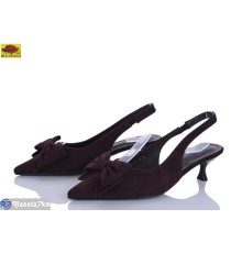 Туфлі жіночі на літо (6 пар р.36-40) коричневий  "Mei De Li"