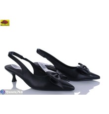 Туфлі жіночі на літо (6 пар р.36-40) чорний  "Mei De Li"