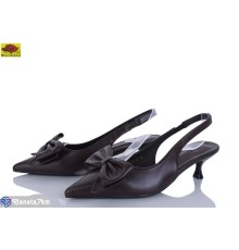 Туфлі жіночі на літо (6 пар р.36-40) коричневий  "Mei De Li"