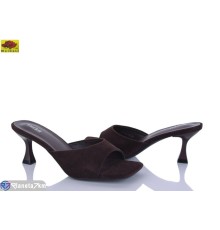 Шлепки жіночі на літо (6 пар р.36-40) коричневий  "Mei De Li"