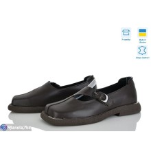 Туфлі жіночі на весну/осінь (6 пар р.36-40) коричневий  "Linda"