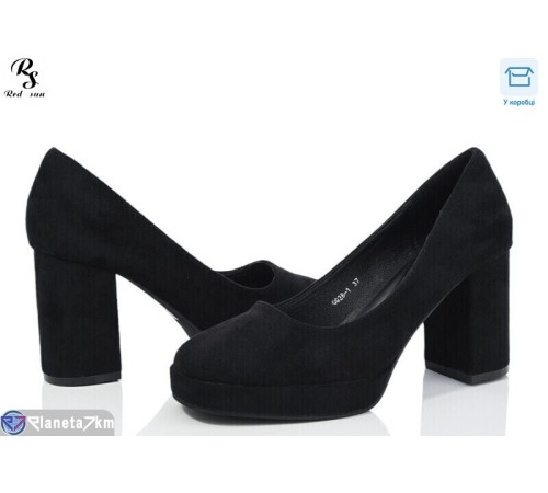 Туфлі жіночі на весну/осінь (6 пар р.36-40) чорний  "Red Sun"
