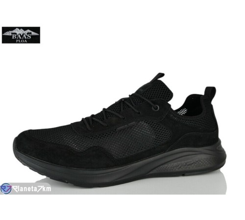 Кросівки чоловічі на літо (6 пар р.47-49) чорний  "Baas"