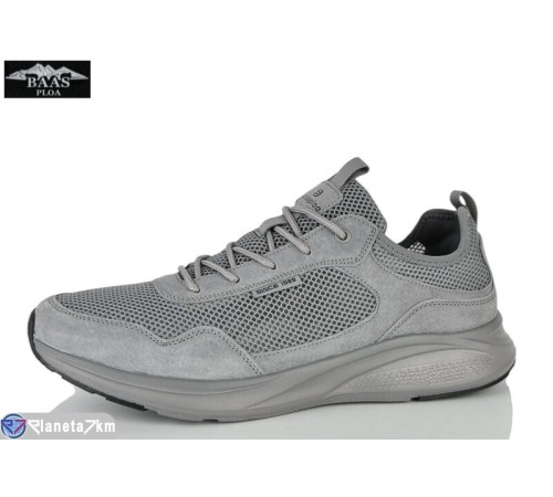Кросівки чоловічі на літо (6 пар р.47-49) сірий  "Baas"