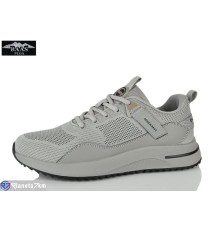 Кросівки чоловічі на літо (8 пар р.41-46) сірий  "Baas"