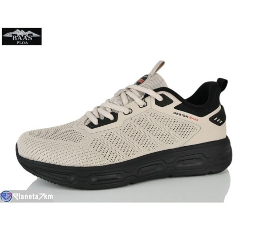 Кросівки чоловічі на літо (8 пар р.41-46) бежевий  "Baas"