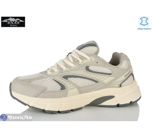 Кросівки жіночі на весну/осінь (8 пар р.36-41) бежевий  "Baas"