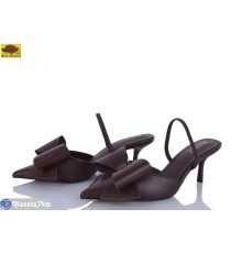 Босоніжки жіночі на літо (6 пар р.36-40) коричневий  "Mei De Li"