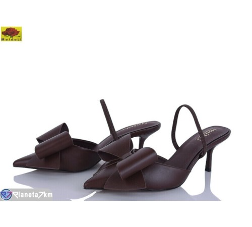 Босоніжки жіночі на літо (6 пар р.36-40) коричневий  "Mei De Li"