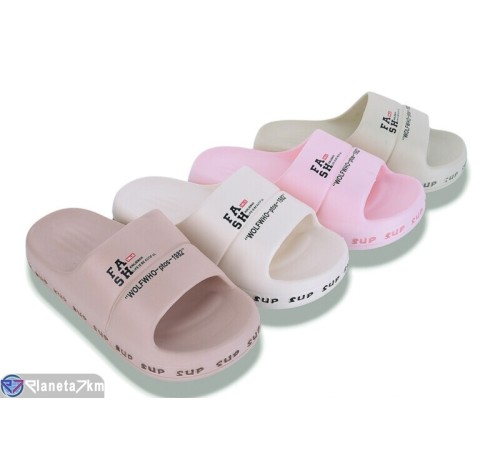 Шлепки жіночі на літо (12 пар р.36-41) мікс  "IEFTIN"