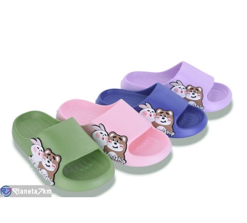 Шлепки дитячі на літо (12 пар р.30-35) мікс  "IEFTIN"