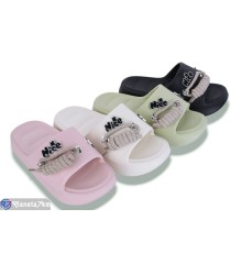 Шлепки дитячі на літо (12 пар р.35-40) мікс  "IEFTIN"