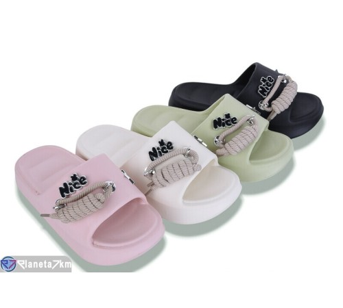 Шлепки дитячі на літо (12 пар р.35-40) мікс  "IEFTIN"