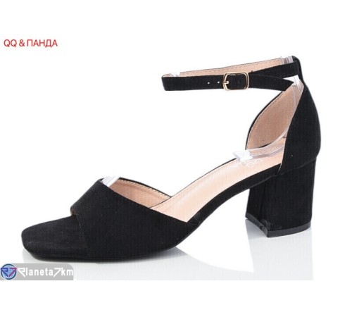 Босоніжки жіночі на літо (8 пар р.36-41) чорний  "QQ&Панда"