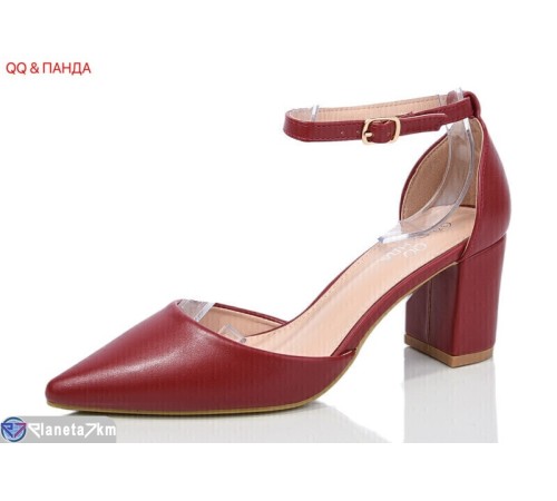 Туфлі жіночі на весну/осінь (8 пар р.36-41) червоний  "QQ&Панда"