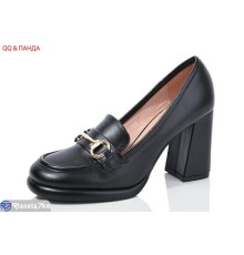 Туфлі жіночі на весну/осінь (6 пар р.36-40) чорний  "QQ&Панда"