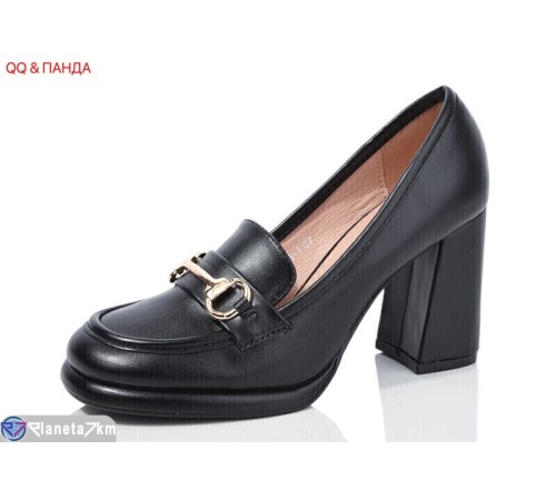 Туфлі жіночі на весну/осінь (6 пар р.36-40) чорний  "QQ&Панда"
