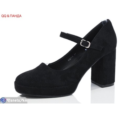 Туфлі жіночі на весну/осінь (6 пар р.36-40) чорний  "QQ&Панда"