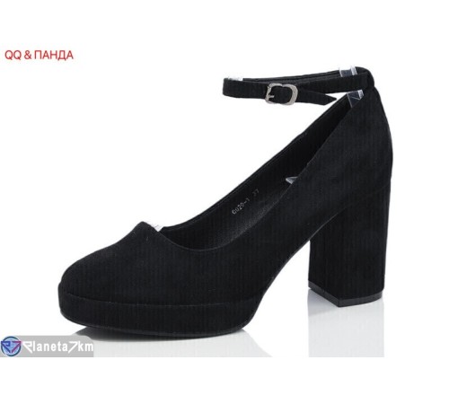 Туфлі жіночі на весну/осінь (6 пар р.36-40) чорний  "QQ&Панда"