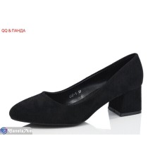 Туфлі жіночі на весну/осінь (6 пар р.36-41) чорний  "QQ&Панда"
