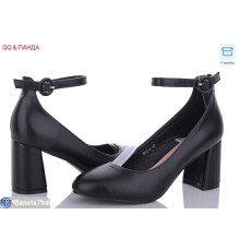 Туфлі жіночі на весну/осінь (6 пар р.36-41) чорний  "QQ&Панда"
