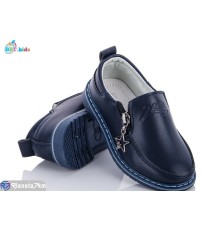 Дитячі туфлі на весну/осінь (8 пар р.26-31) синій  "BBT"