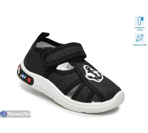 Сандалі дитячі на літо (12 пар р.23-28) чорний  "TOMMY"