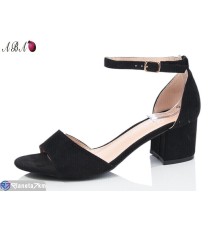 Босоніжки жіночі на літо (8 пар р.36-41) чорний  "Aba"